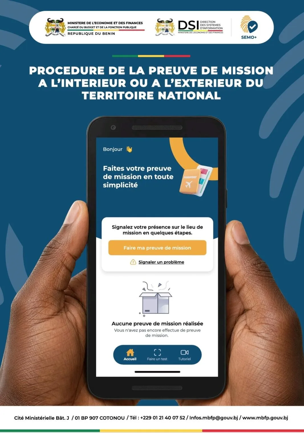 SEMO+ géolocalise et authentifie les agents publics en mission